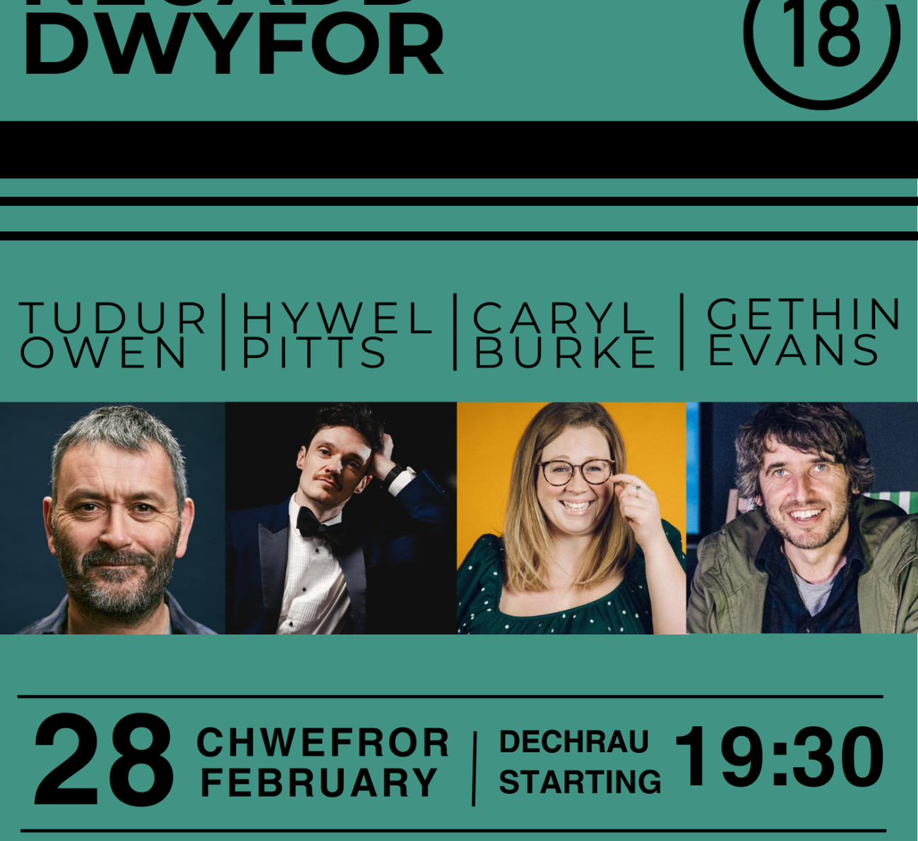 NOSON GOMEDI NEUADD DWYFOR